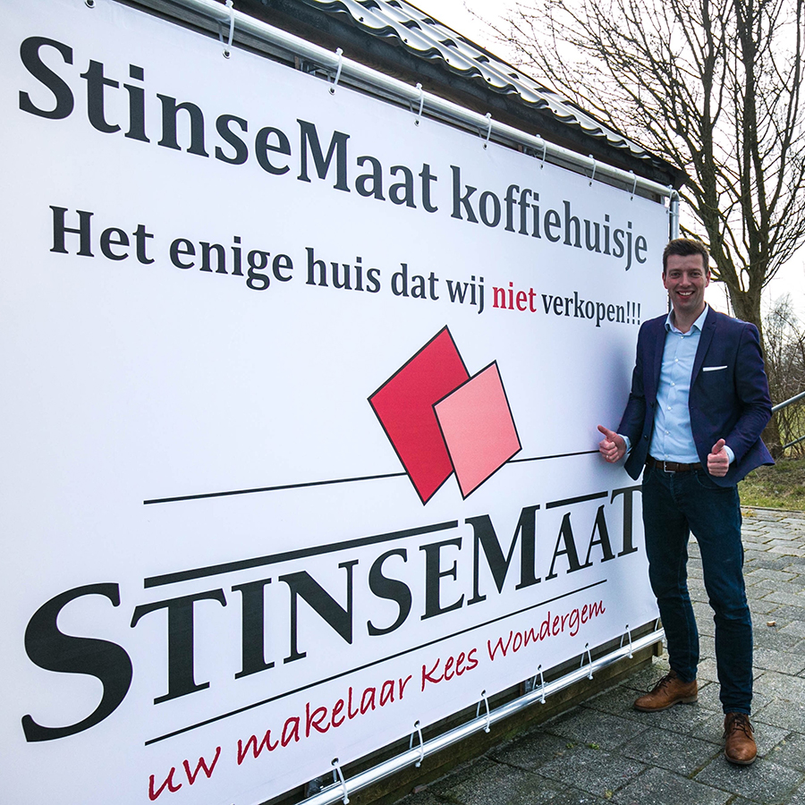 StinseMaat makelaardij sponsor van het koffiehuisje van Heerenveense Boys